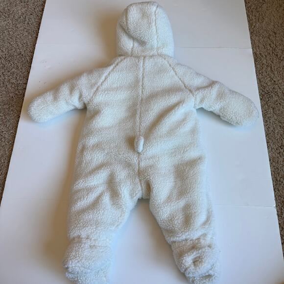 Petit Bateau Baby Sherpa Snowsuit With Ears 12 Months - Picture 8 of 9